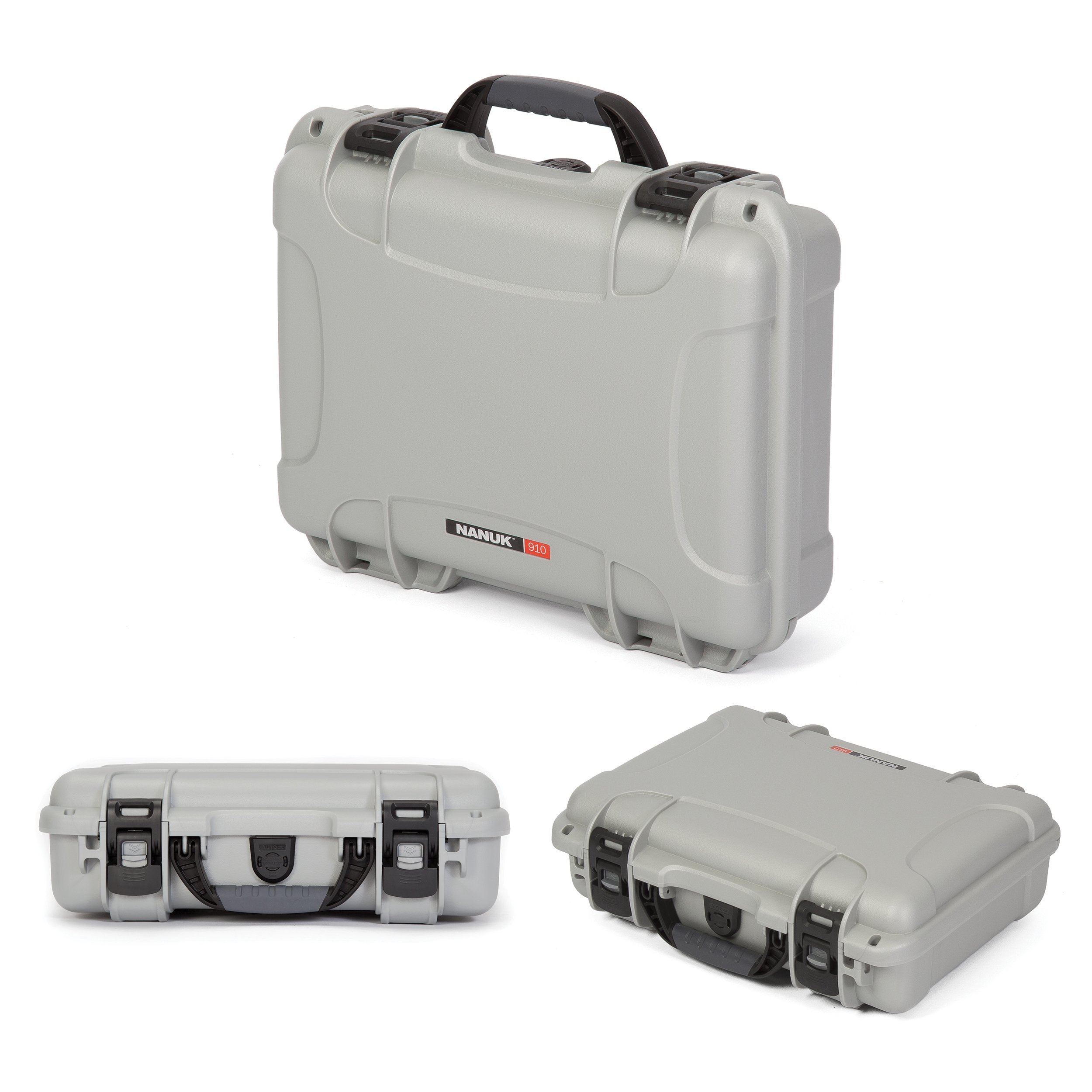 Nanuk 910 2UP Waterproof Hard Case w/Custom Foam Insert for Glock Pistols - Image 3