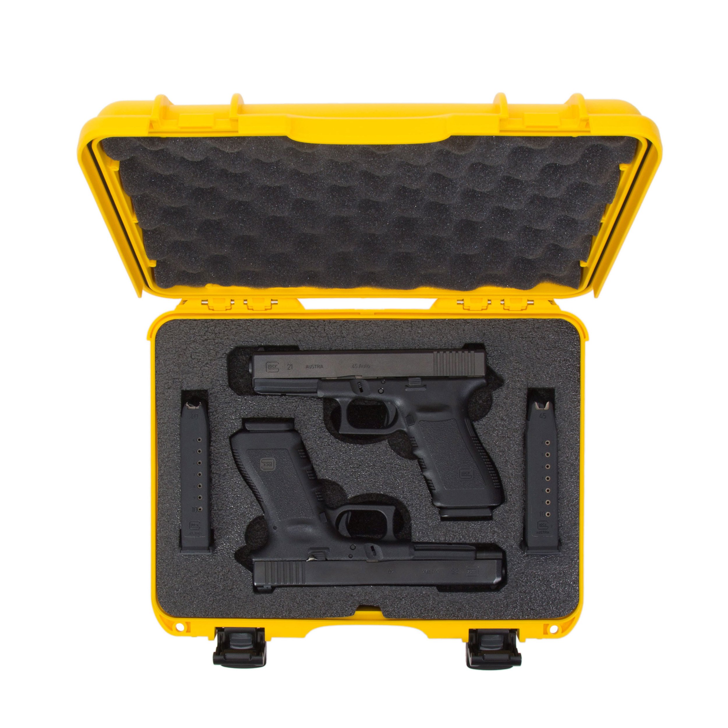 Nanuk 910 2UP Waterproof Hard Case w/Custom Foam Insert for Glock Pistols - Image 5