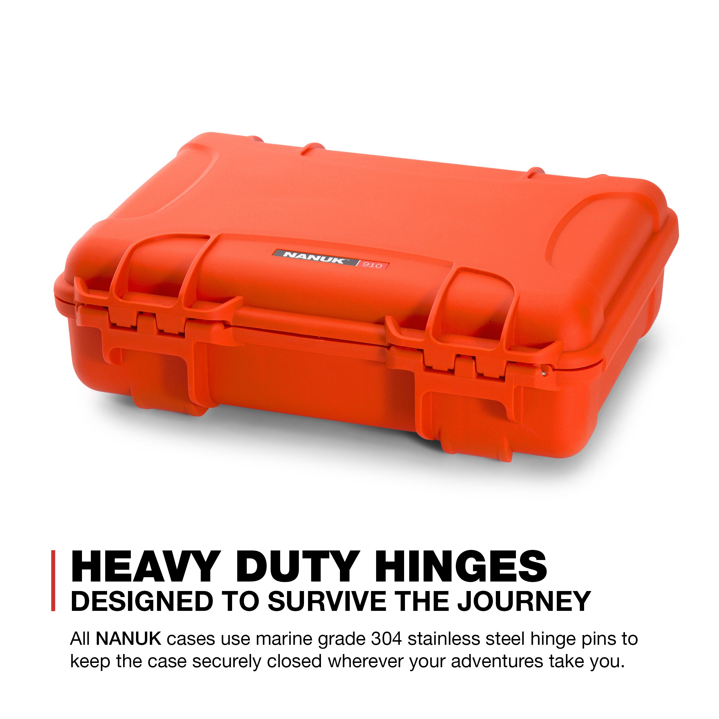Nanuk 910 2UP Waterproof Hard Case w/Custom Foam Insert for Glock Pistols - Image 8